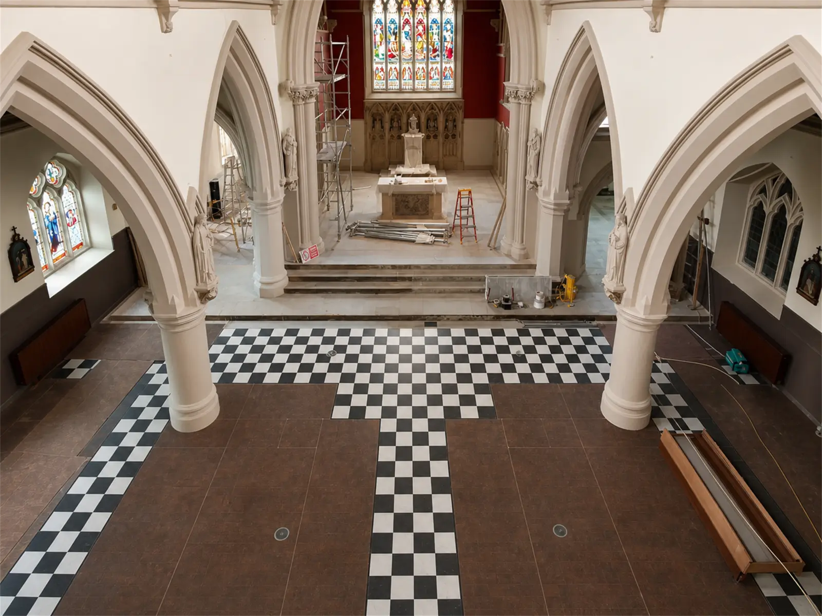 St Patrick's Church - Heritage flooring project by WH Flooring & Tiling